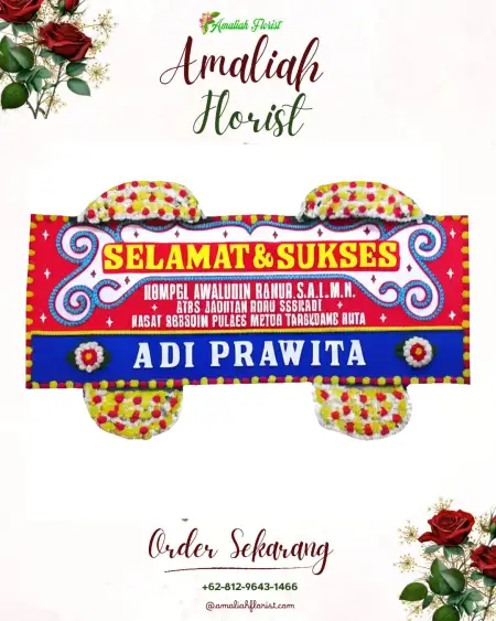 Papan Bunga Ucapan Selamat Baros Jaya